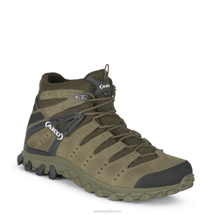AKU alterra lite mid gtx hombres NLP2G10 verde camuflaje/negro