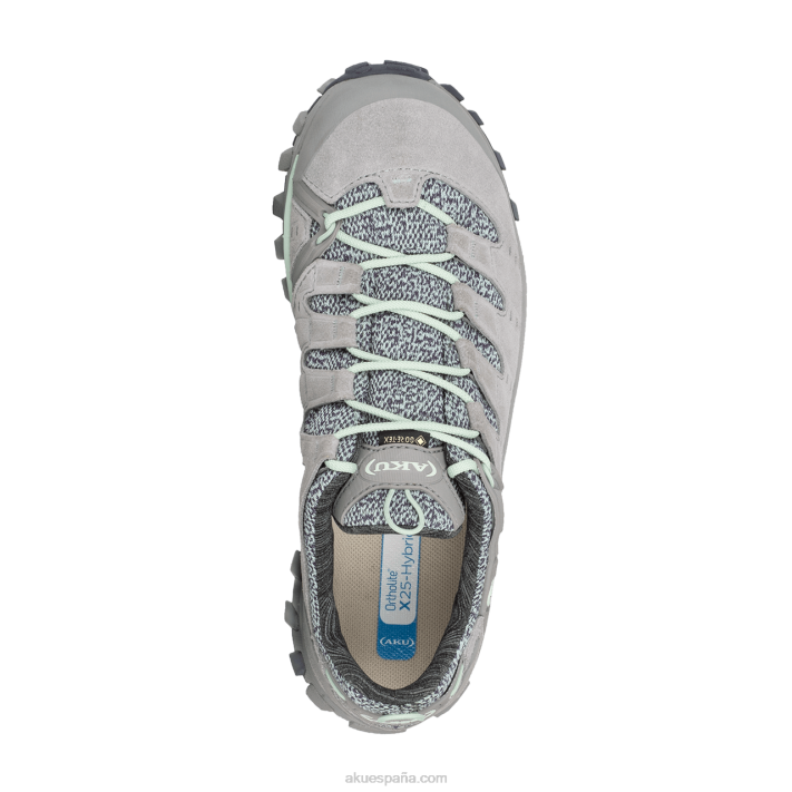 AKU alterra lite gtx mujer NLP2G38 gris claro/jade