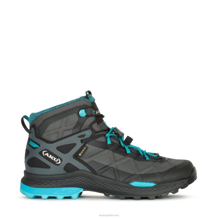 AKU cohete medio dfs gtx mujer NLP2G32 negro/turquesa
