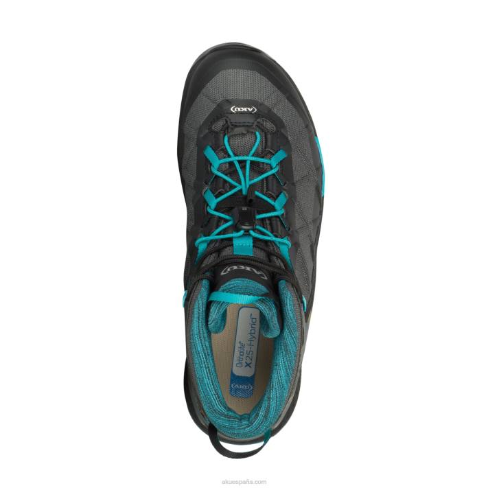 AKU cohete medio dfs gtx mujer NLP2G32 negro/turquesa