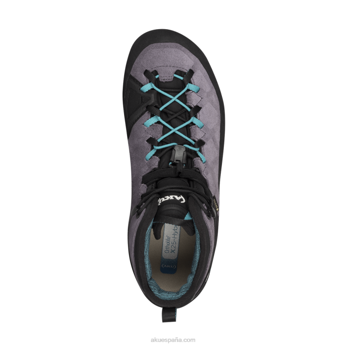 AKU rock dfs mid gtx mujer NLP2G49 gris claro/turquesa